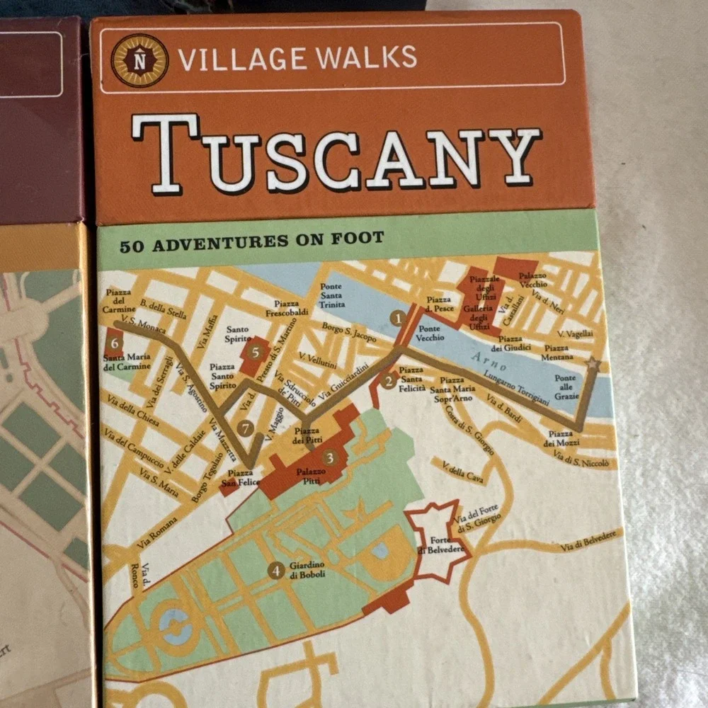 TRAVEL Europe Rick Steves Book & 2 City Walks Cards Rome (New) & Tuscany On Foot
